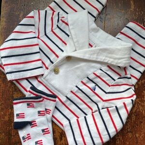 Janie and Jack romper, 0-3 months